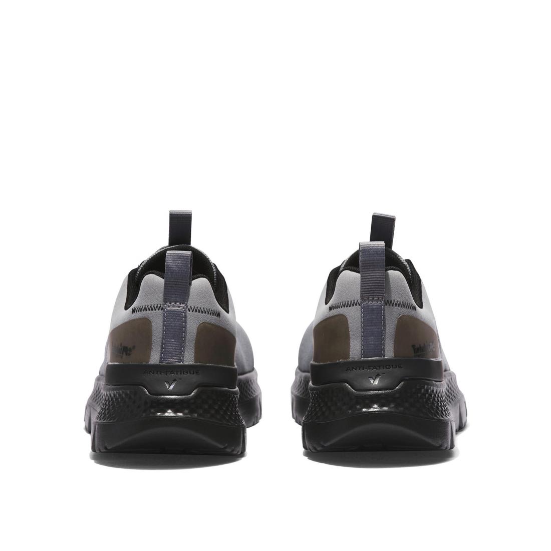 Timberland Pro Setra Composite-Toe Work Shoe Grey Heel-Back View