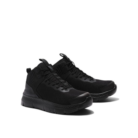 Timberland Pro Setra Composite-Toe Work Boot Black Angled View