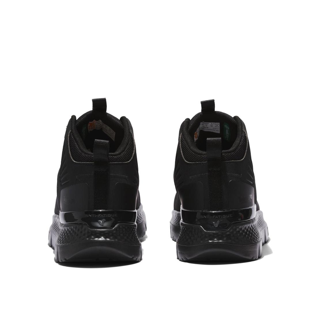 Timberland Pro Setra Composite-Toe Work Boot Black Heel-Back View