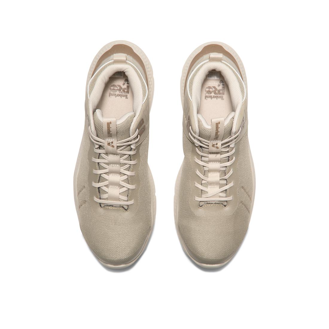 Timberland Pro Setra Mid Composite-Toe Work Boot Light Brown Front-upper View