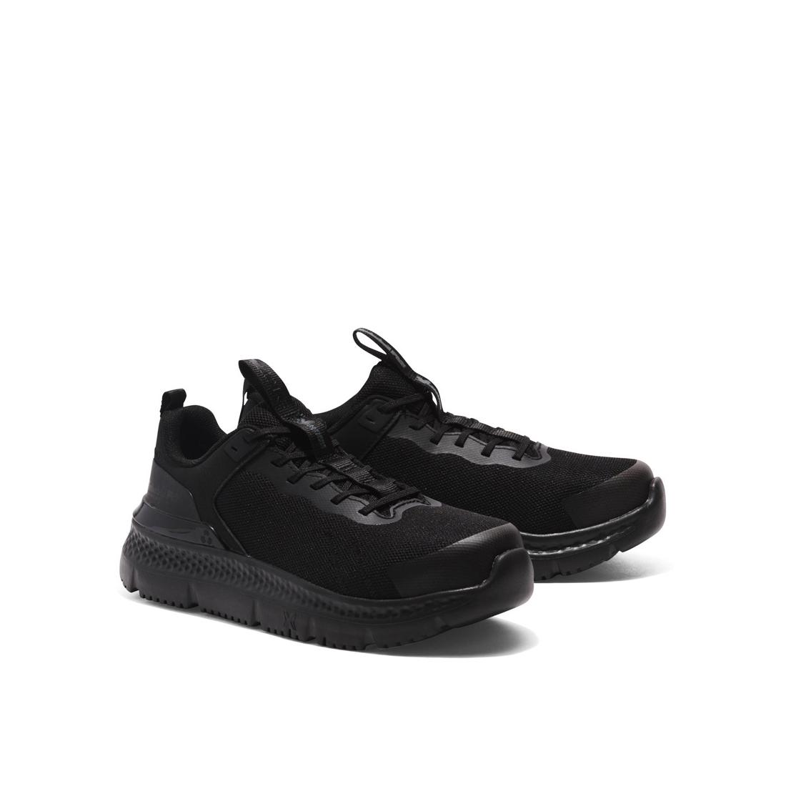 Timberland Pro Women's Setra Composite-Toe Work Shoe Black Angled View