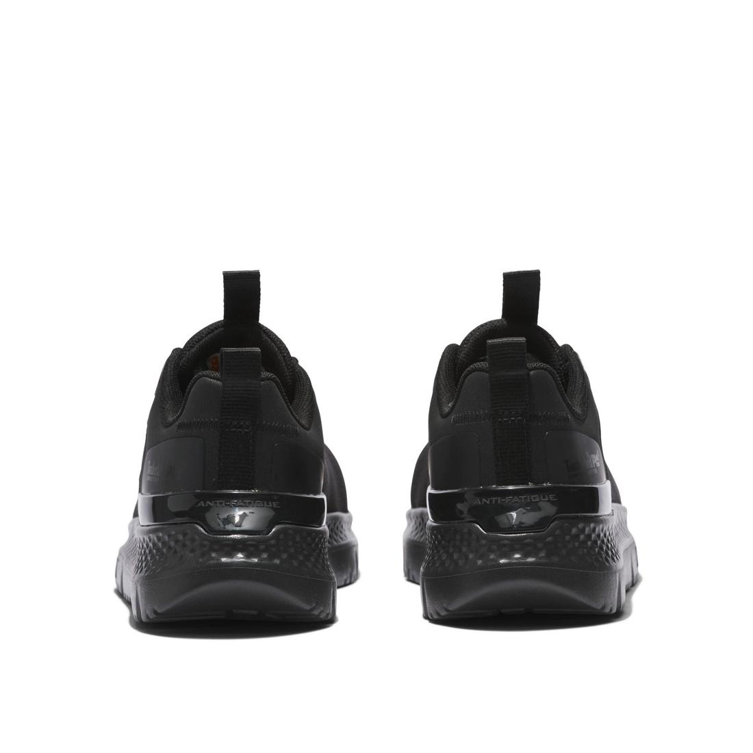 Timberland Pro Women's Setra Composite-Toe Work Shoe Black Heel-Back View