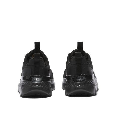 Timberland Pro Women's Setra Composite-Toe Work Shoe Black Heel-Back View