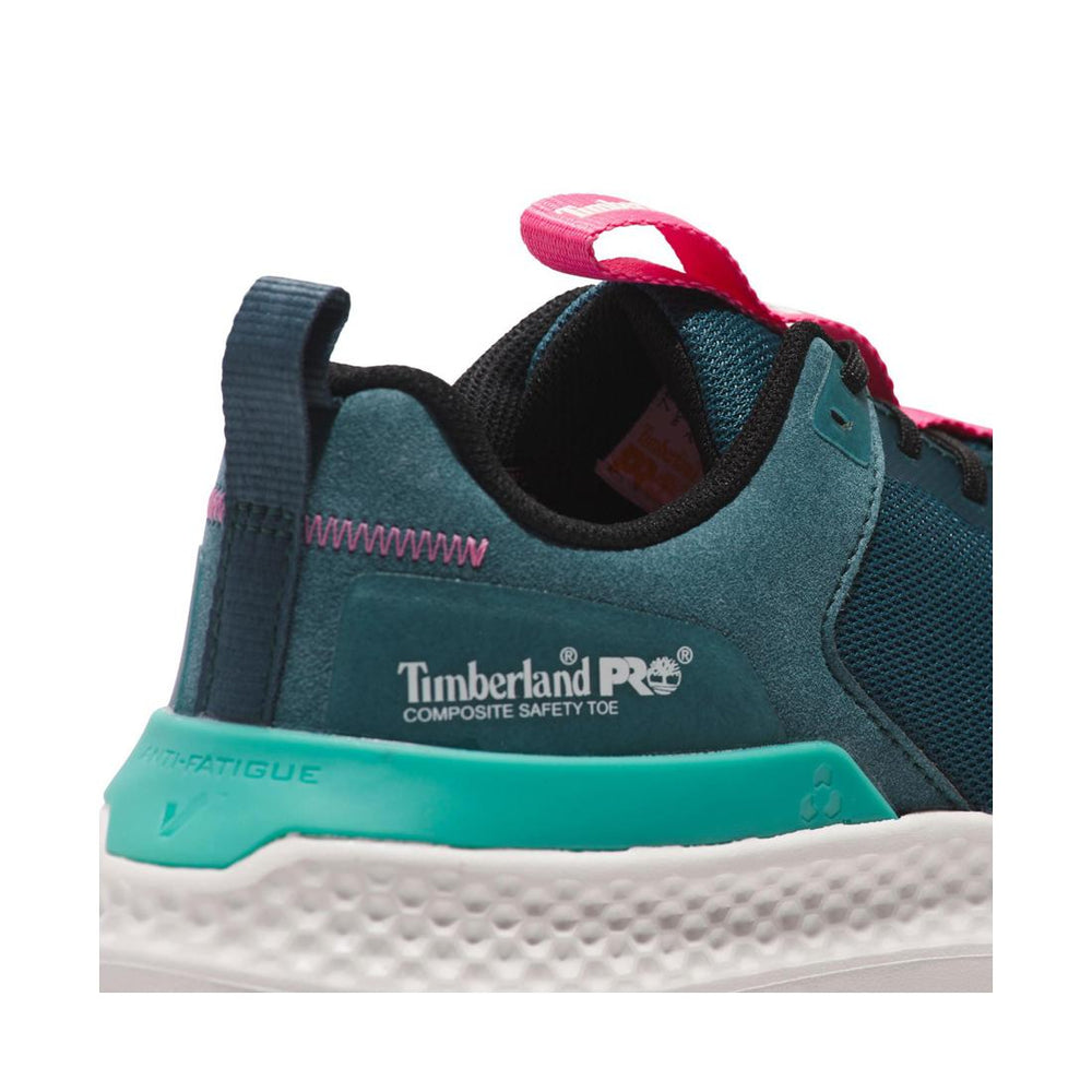 Timberland Pro Women's Setra Composite-Toe Work Shoe Teal View