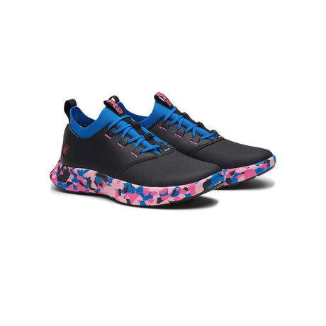 Timberland Pro Women's Solace MAX Slip Resistant Shoe Black/Blue Detail View