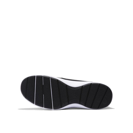 Timberland Pro Women's Solace Max Soft-Toe Slip-On Shoe Black/White Sole View