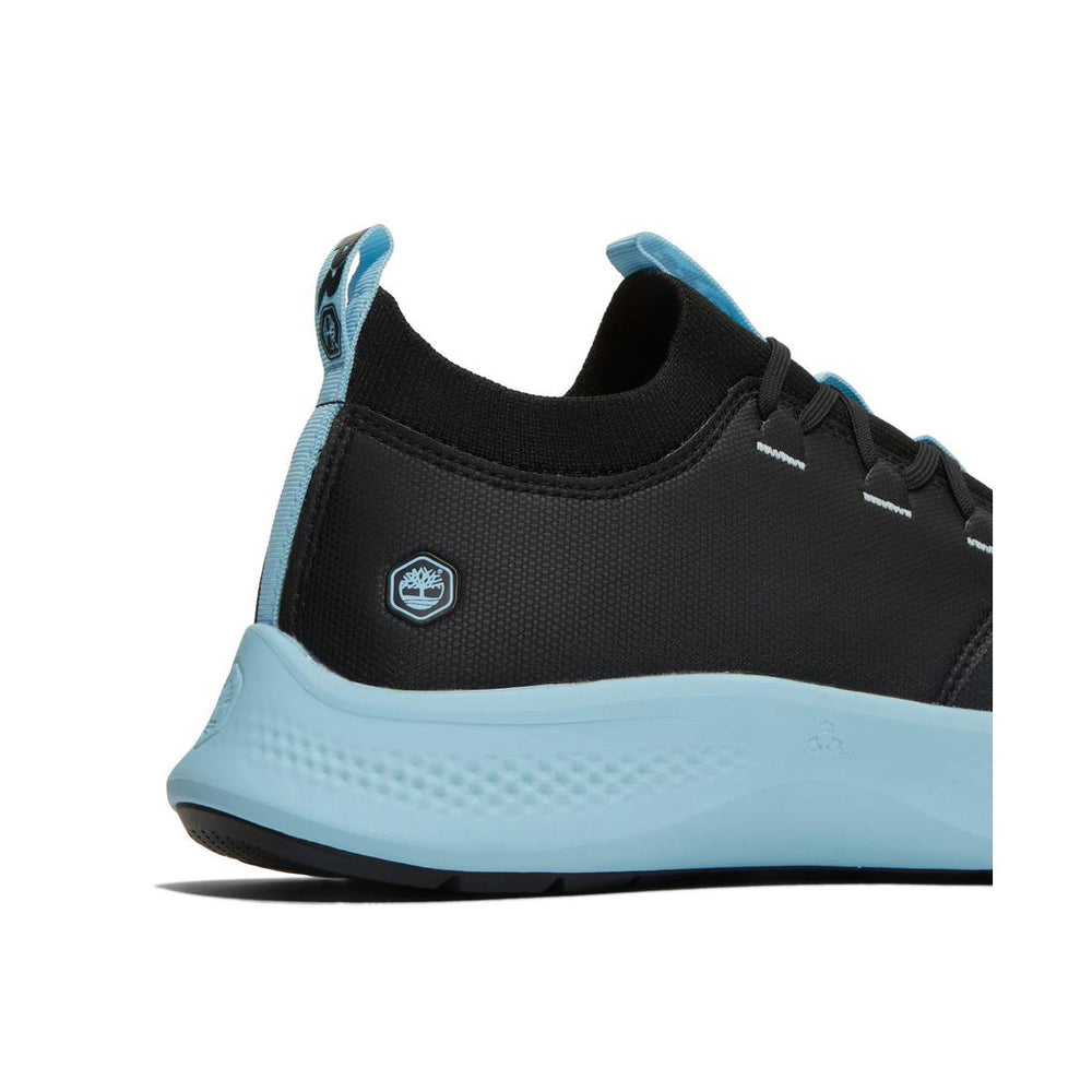 Timberland Pro Women's Solace Max Soft-Toe Slip-On Shoe Black/Blue View