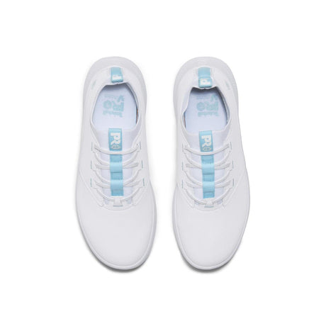 Timberland Pro Women's Solace Max Soft-Toe Slip-On Shoe White Front-upper View