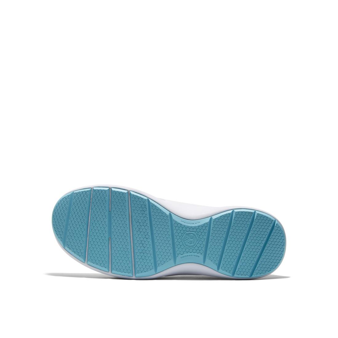 Timberland Pro Women's Solace Max Soft-Toe Slip-On Shoe White Sole View