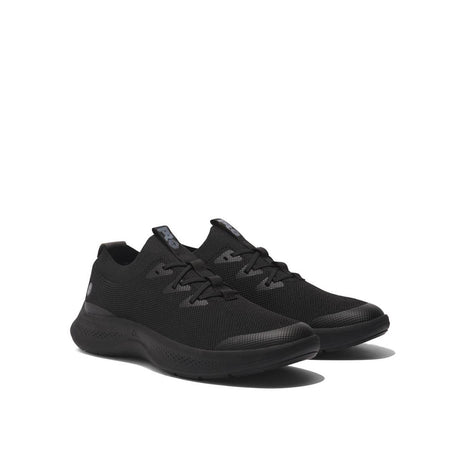 Timberland Pro Women's Solace Soft-Toe Slip-On Shoe Black Angled View