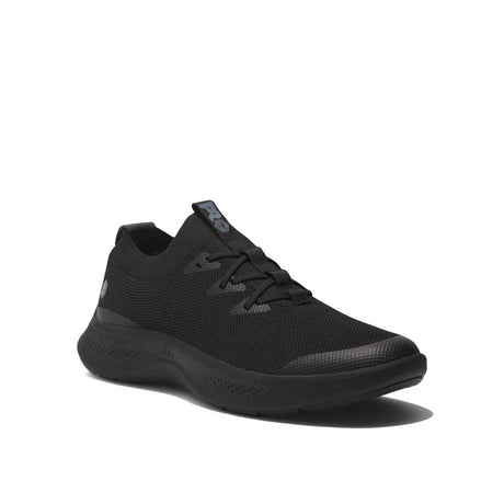 Timberland Pro Women's Solace Soft-Toe Slip-On Shoe Black Medial View