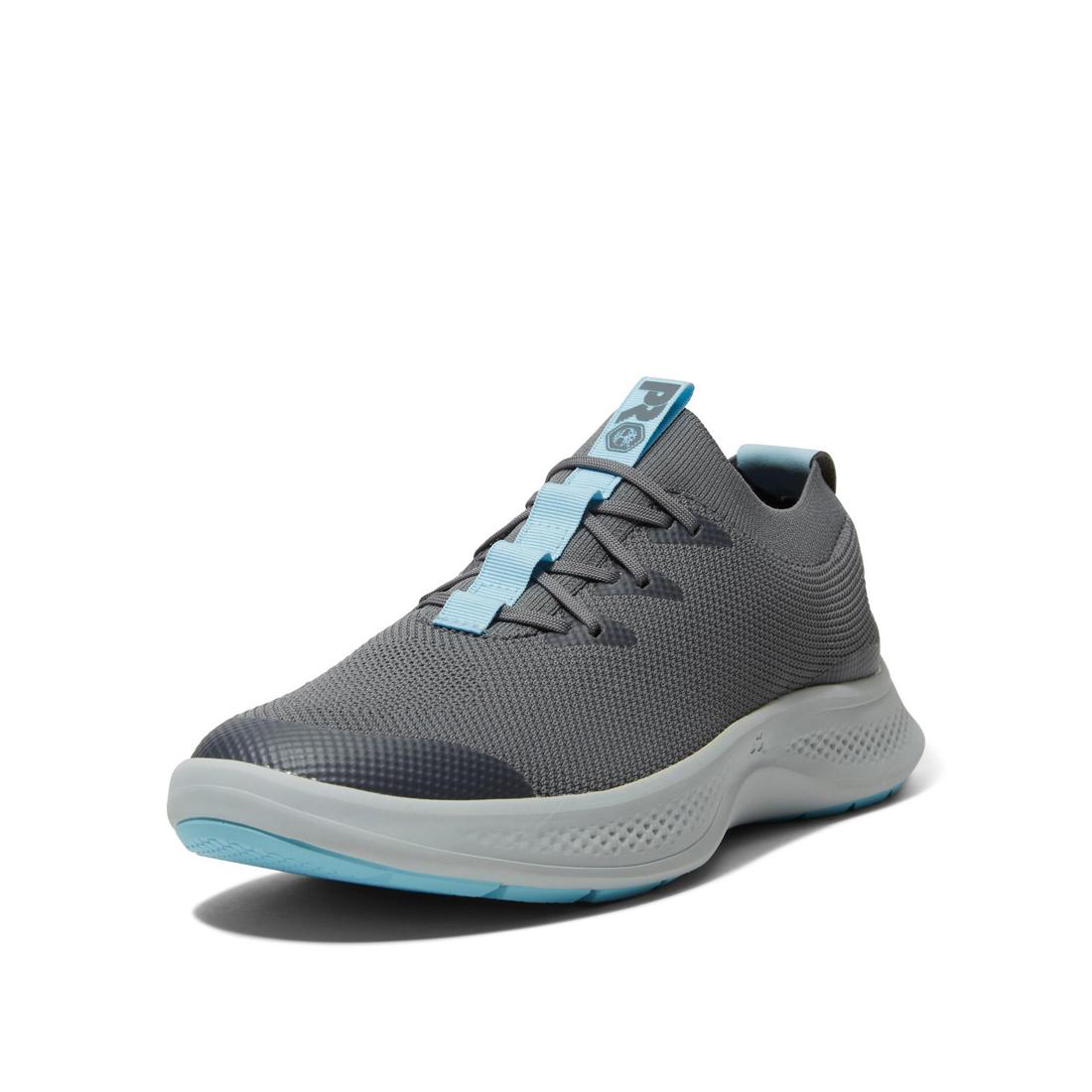 Timberland Pro Women's Solace Soft-Toe Slip-On Shoe Grey Detail View