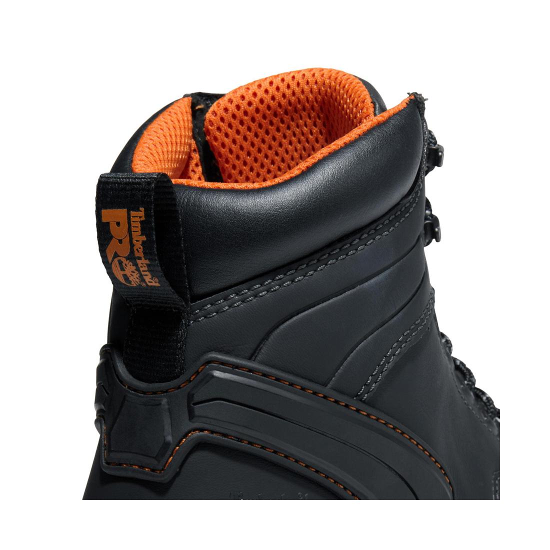 Timberland Pro Stockdale 6 Inch Alloy-Toe Work Boot Black View