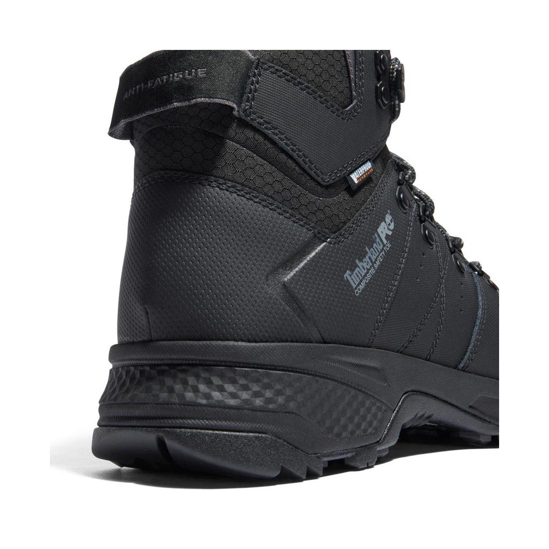 Timberland Pro Switchback 6 Inch Composite-Toe Waterproof PR Work Boot Black View