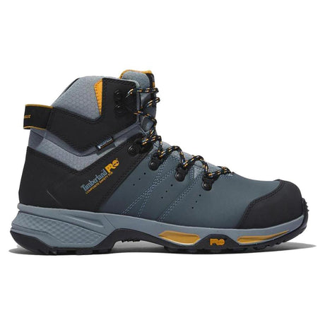 Timberland Pro Switchback 6 Inch Composite-Toe Waterproof Work Boot Gray Profile View