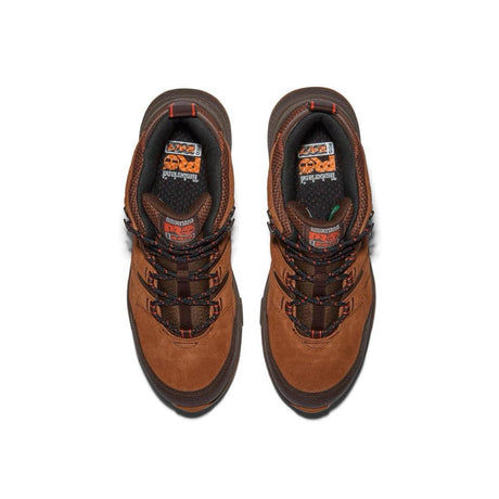 Timberland Pro Switchback LT 6 Inch Steel-Toe Work Boot Brown Front-upper View