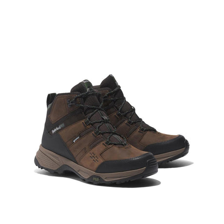 Timberland Pro Switchback Lt 6 Inch Soft-Toe Waterproof Boot Brown/Tan Angled View