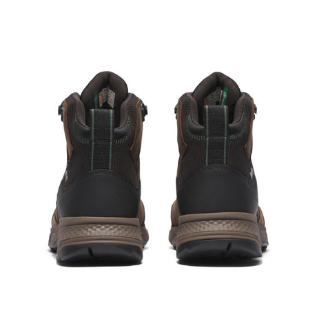 Timberland Pro Switchback Lt 6 Inch Soft-Toe Waterproof Boot Brown/Tan Heel-Back View