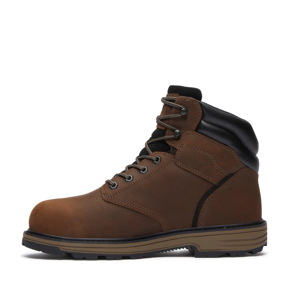 Timberland Pro Tasker 6 Inch Alloy Toe Waterproof Work Boots Brown A43FG medial image