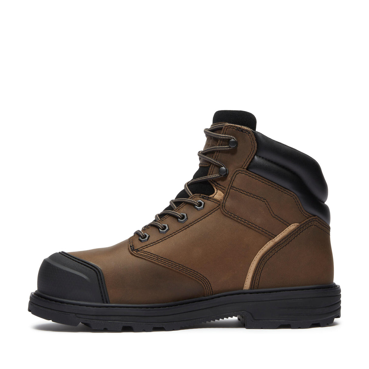 Timberland Pro Tasker 6 Inch Alloy Toe Work Boots Brown A428R medial image