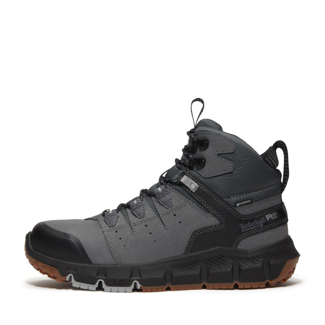Timberland Pro Tempe Waterproof Alloy Toe Work Boots Grey View