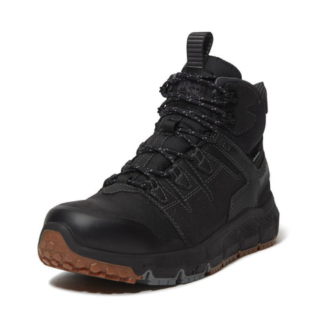 Timberland Pro Tempe Waterproof Soft Toe Work Boots Black Angled View