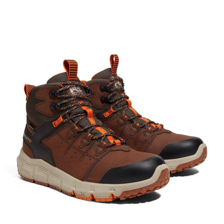 Timberland Pro Tempe Waterproof Soft Toe Work Boots Brown View