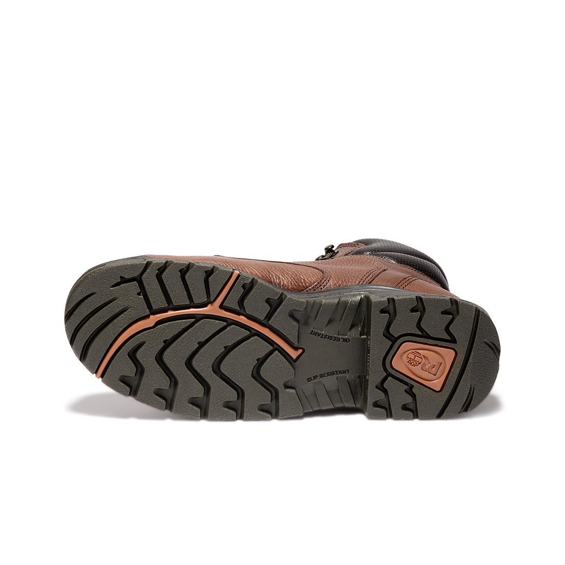 Timberland Pro Titan® 6-Inch Alloy-Toe Work Boot Brown Sole View