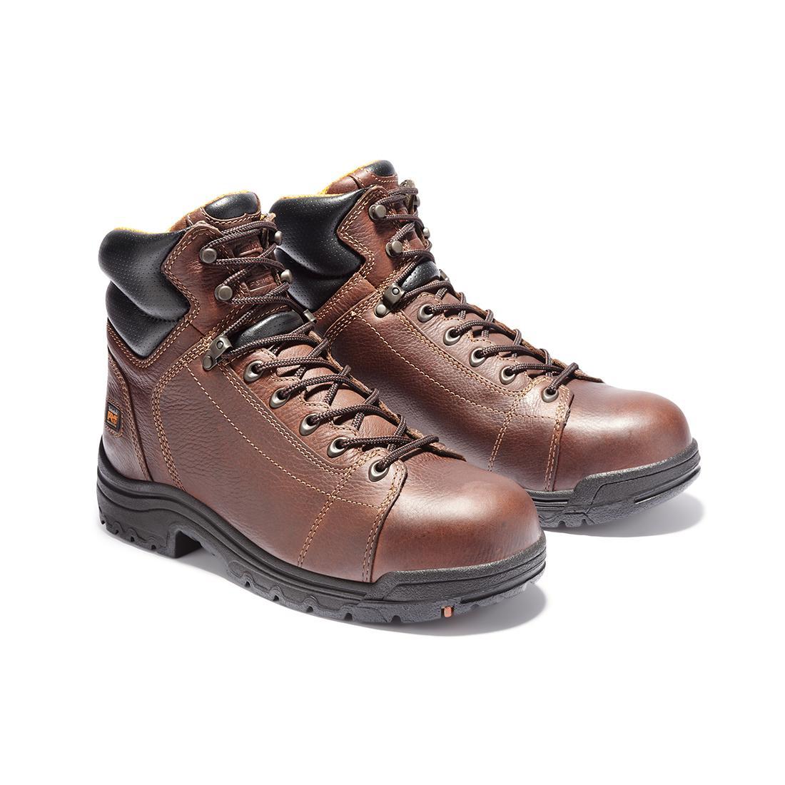Timberland Pro Titan® Lace To Toe 6-Inch Alloy-Toe Work Boot Brown View