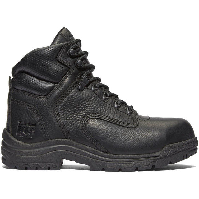 Timberland Pro Women's Titan Alloy-Toe Work Boot Black Profile View