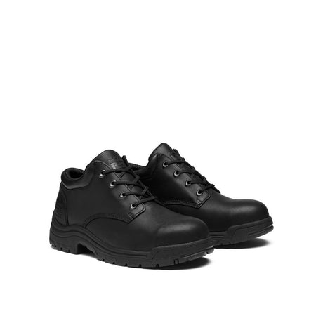 Timberland Pro Titan Alloy-Toe Oxford Work Shoe Black Angled View