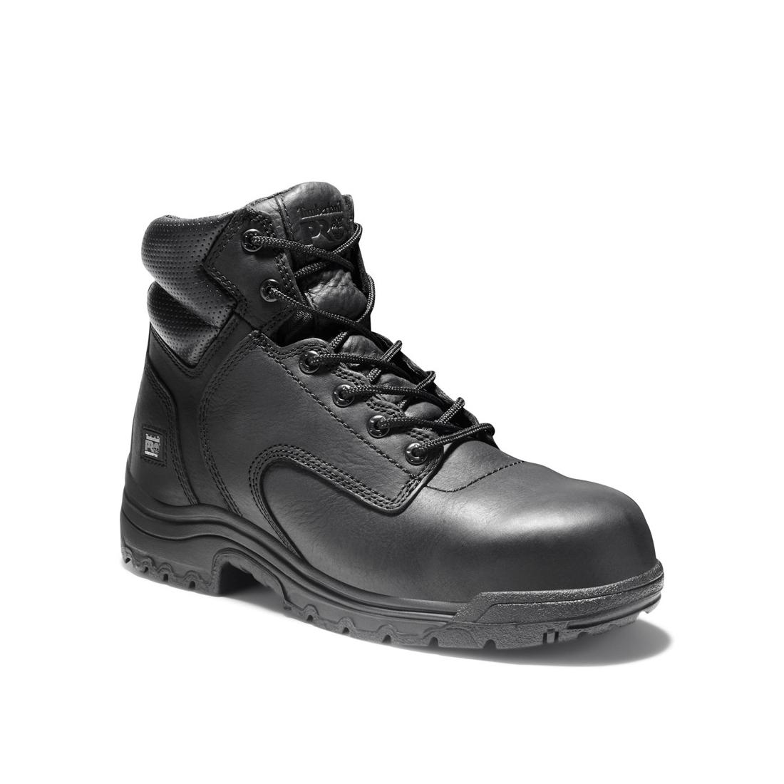 Timberland Pro Titan 6 Inch Composite-Toe Work Boot Black Medial View