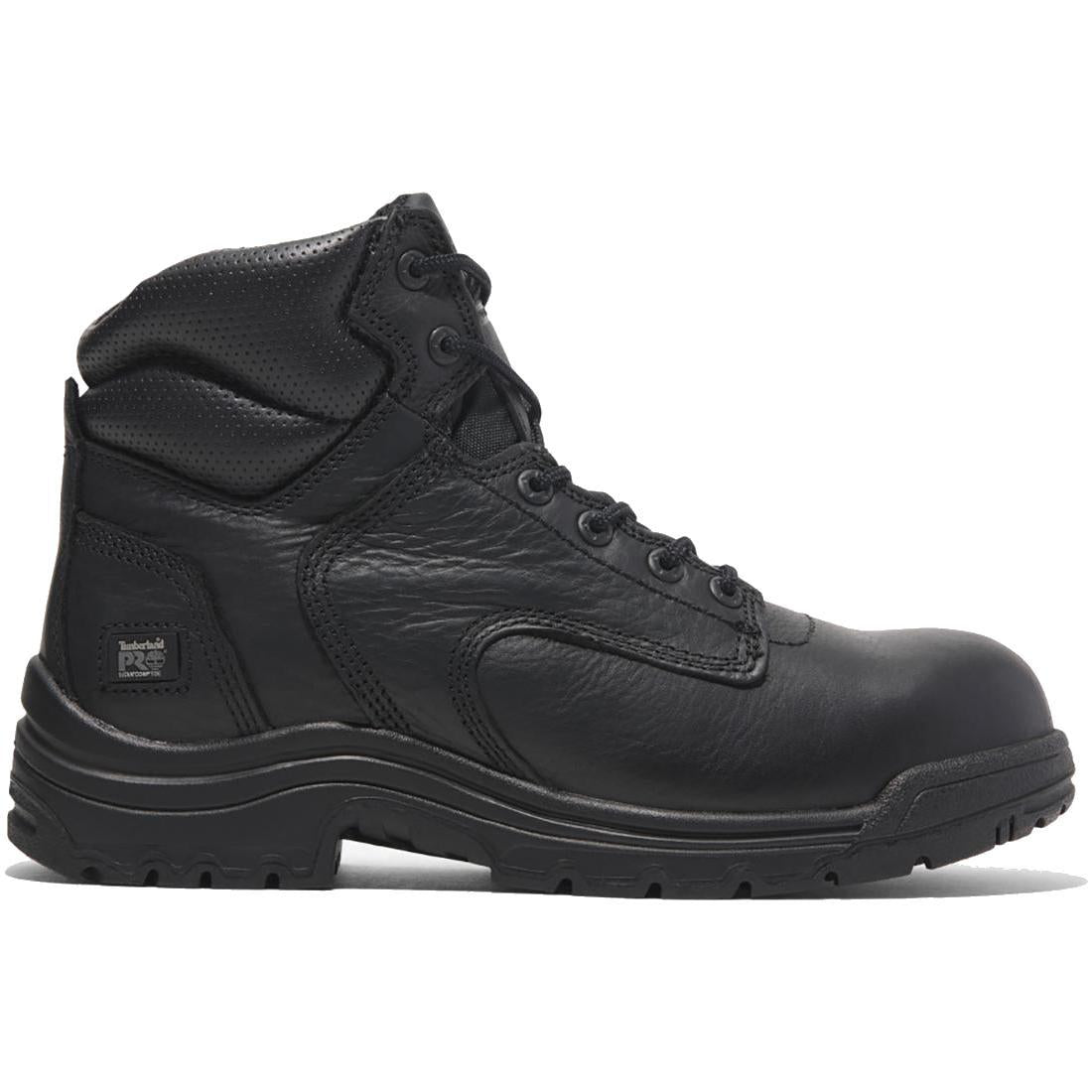Timberland Pro Titan 6 Inch Composite-Toe Work Boot Black Profile View