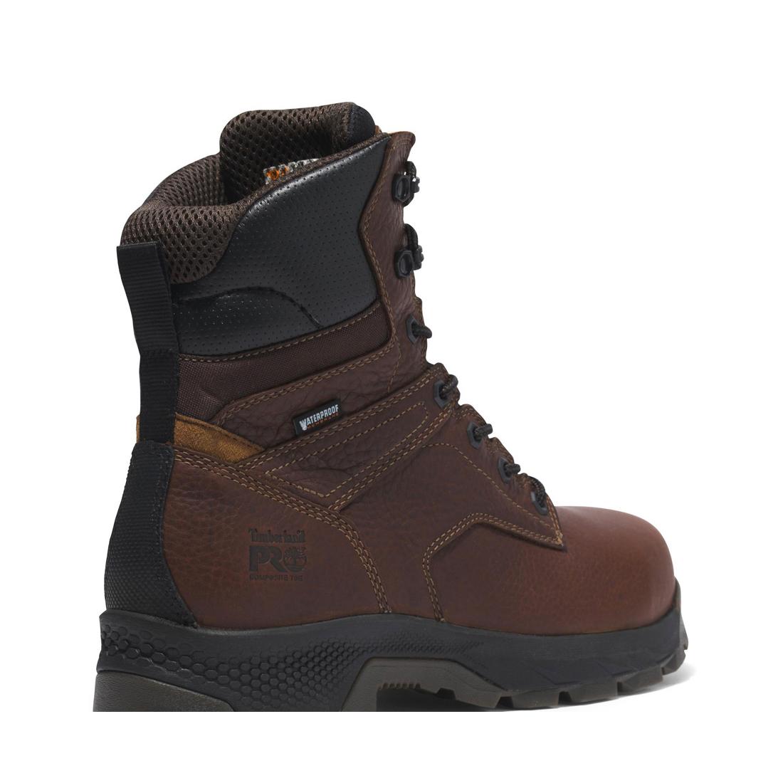 Timberland Pro Titan Ev 8 Inch Composite-Toe Waterproof Work Boot Brown View