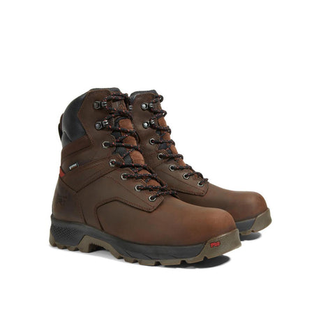 Timberland Pro Titan EV 8 Inch Composite-Toe Waterproof Insulated Work Boot Brown Detail View