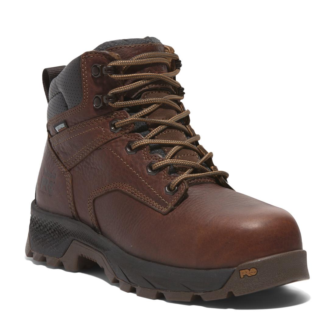 Timberland Pro Titan EV Women’s Waterproof Composite Toe Insulated Work Boots – Coffee Brown Medial View