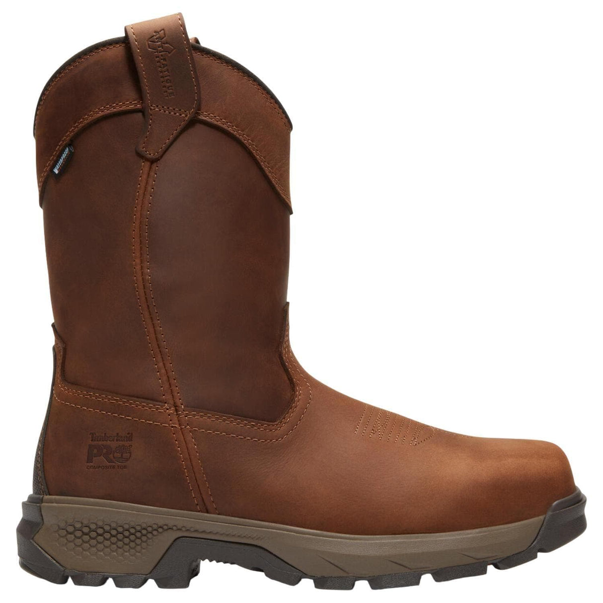 Timberland Pro Titan EV Composite Toe Waterproof Pull On Work Boots Brown A44DG profile image