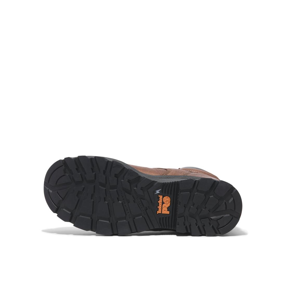 Timberland Pro Titan Ev 6 Inch Composite-Toe SD10 Work Boot Brown Coffee Sole View