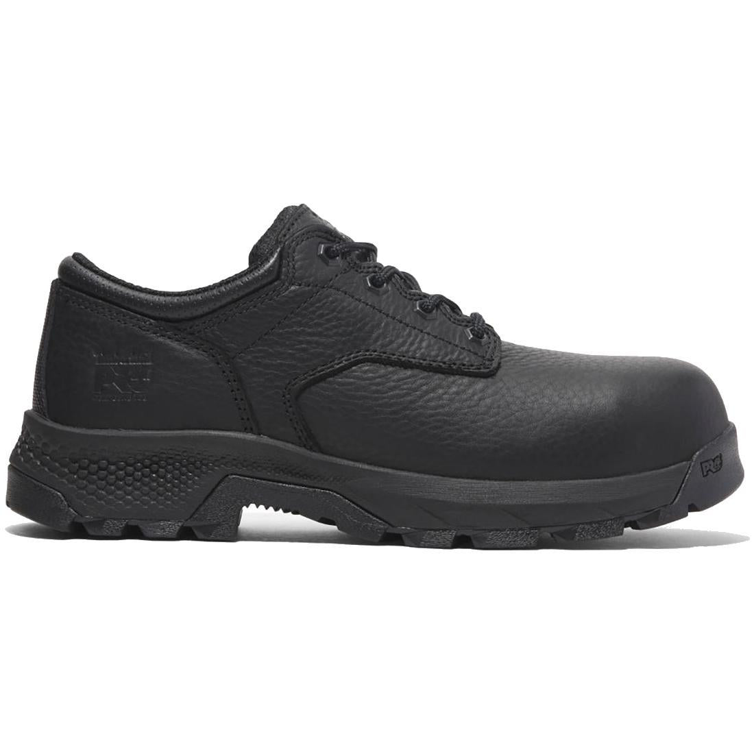 Timberland Pro Titan Ev Composite-Toe Oxford Work Shoe Black Profile View