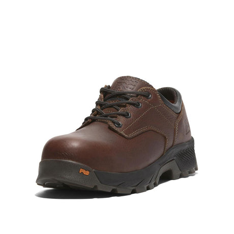 Timberland Pro Titan Ev Composite-Toe Oxford Work Shoe Brown Detail View