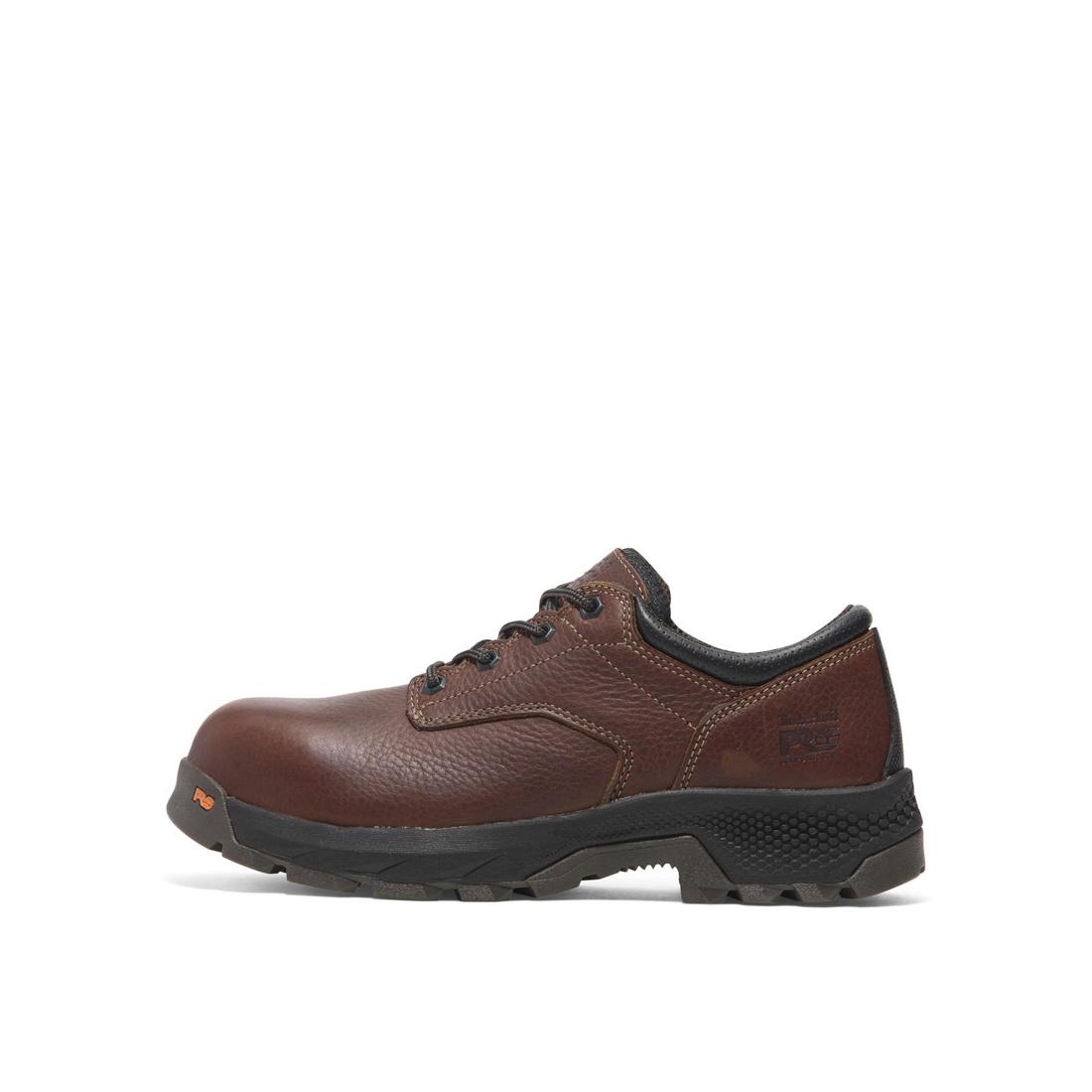 Timberland Pro Titan Ev Composite-Toe Oxford Work Shoe Brown View