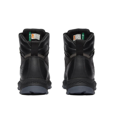 Timberland Pro Titan EV 6 Inch Composite-Toe Waterproof Work Boot Black Heel-Back View