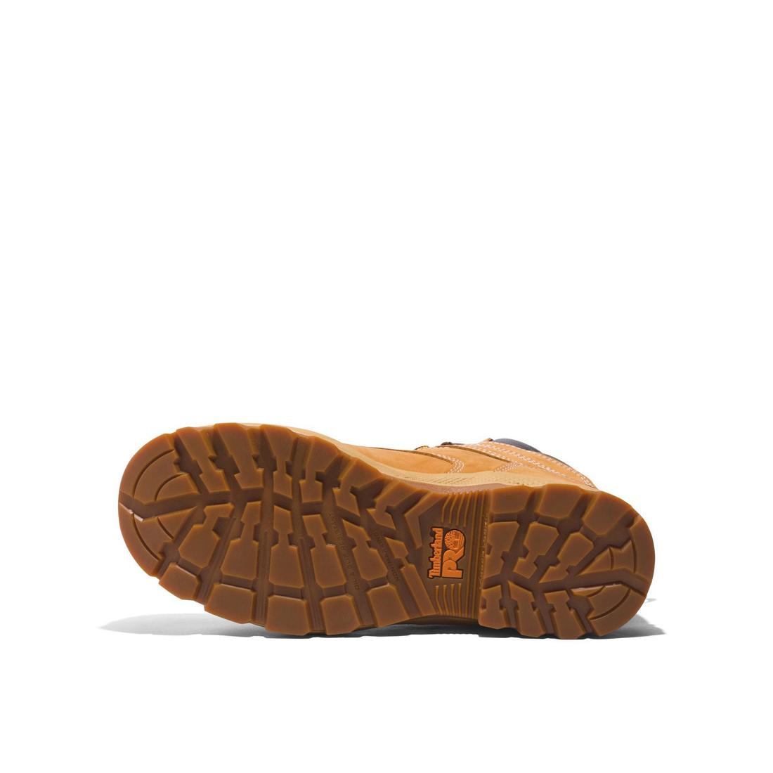 Timberland Pro Titan Ev 6 Inch Composite-Toe Waterproof Work Boot Wheat Sole View