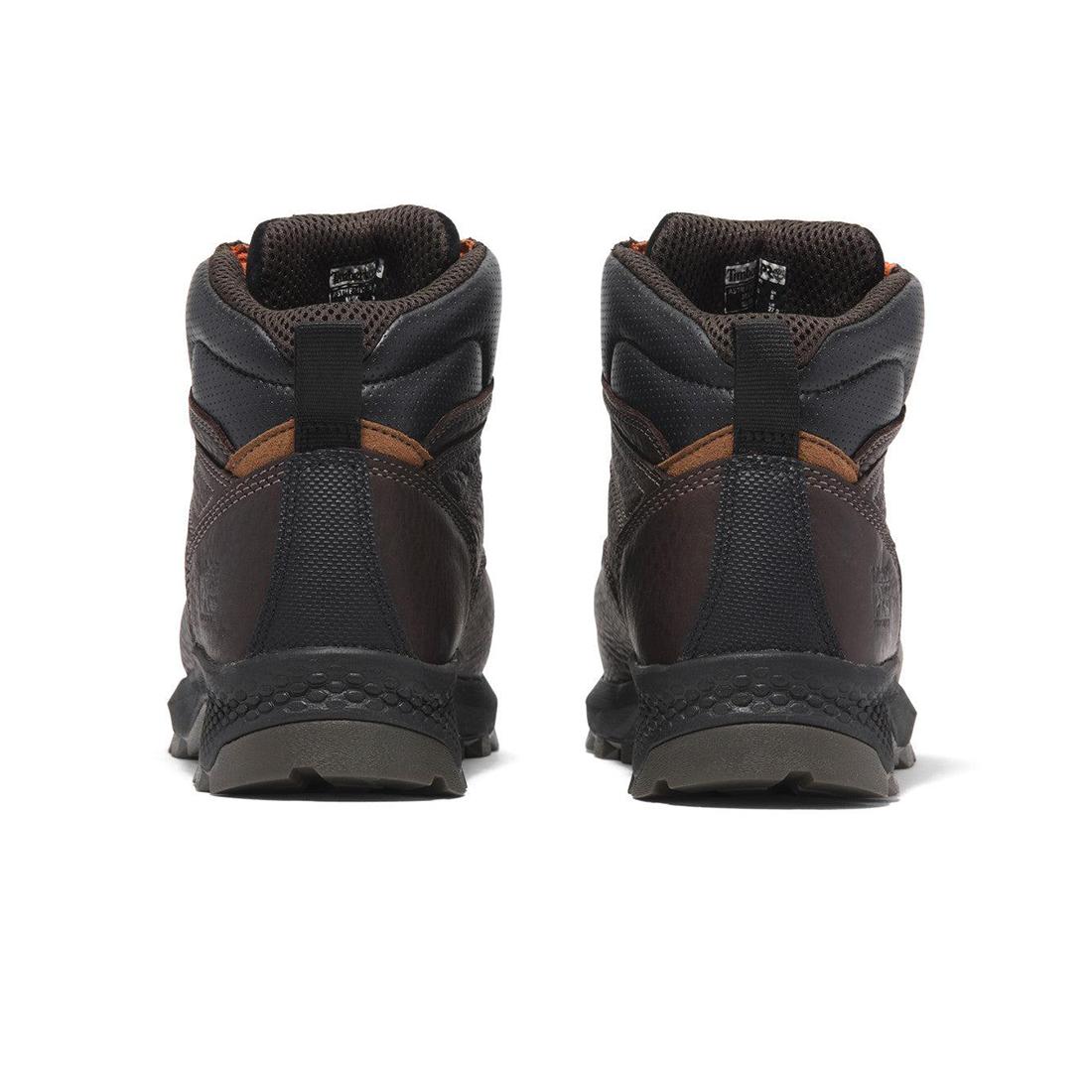 Timberland Pro Women's Titan® Img 6-Inch Composite-Toe Work Boot Women'S Brown Heel-Back View