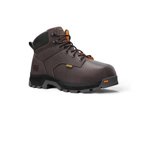 Timberland Pro Women's Titan® Img 6-Inch Composite-Toe Work Boot Women'S Brown Medial View