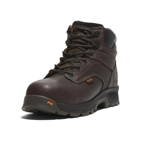 Timberland Pro Titan Ev 6 Inch Composite-Toe Work Boot Dark Brown Detail View