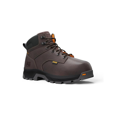 Timberland Pro Titan Ev 6 Inch Composite-Toe Work Boot Dark Brown Medial View