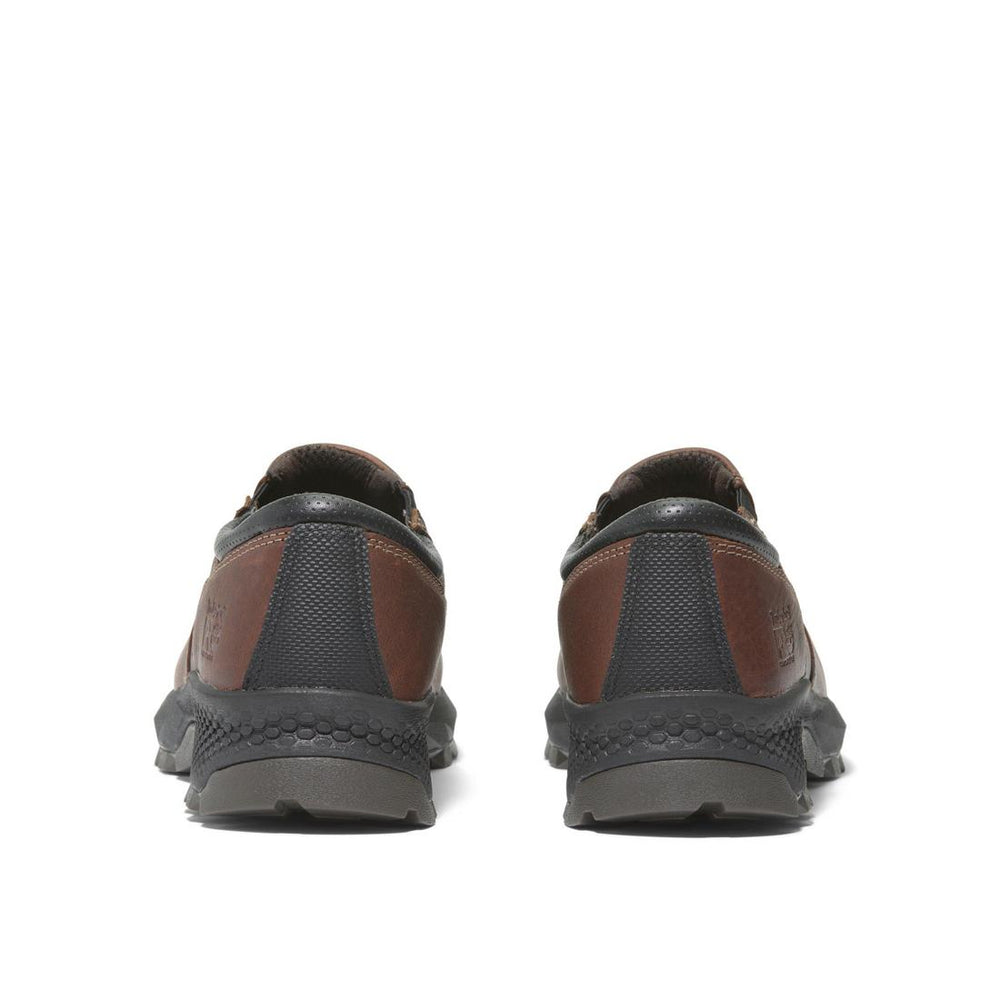 Timberland Pro Titan Ev Composite-Toe Slip-On Work Boot Brown Heel-Back View