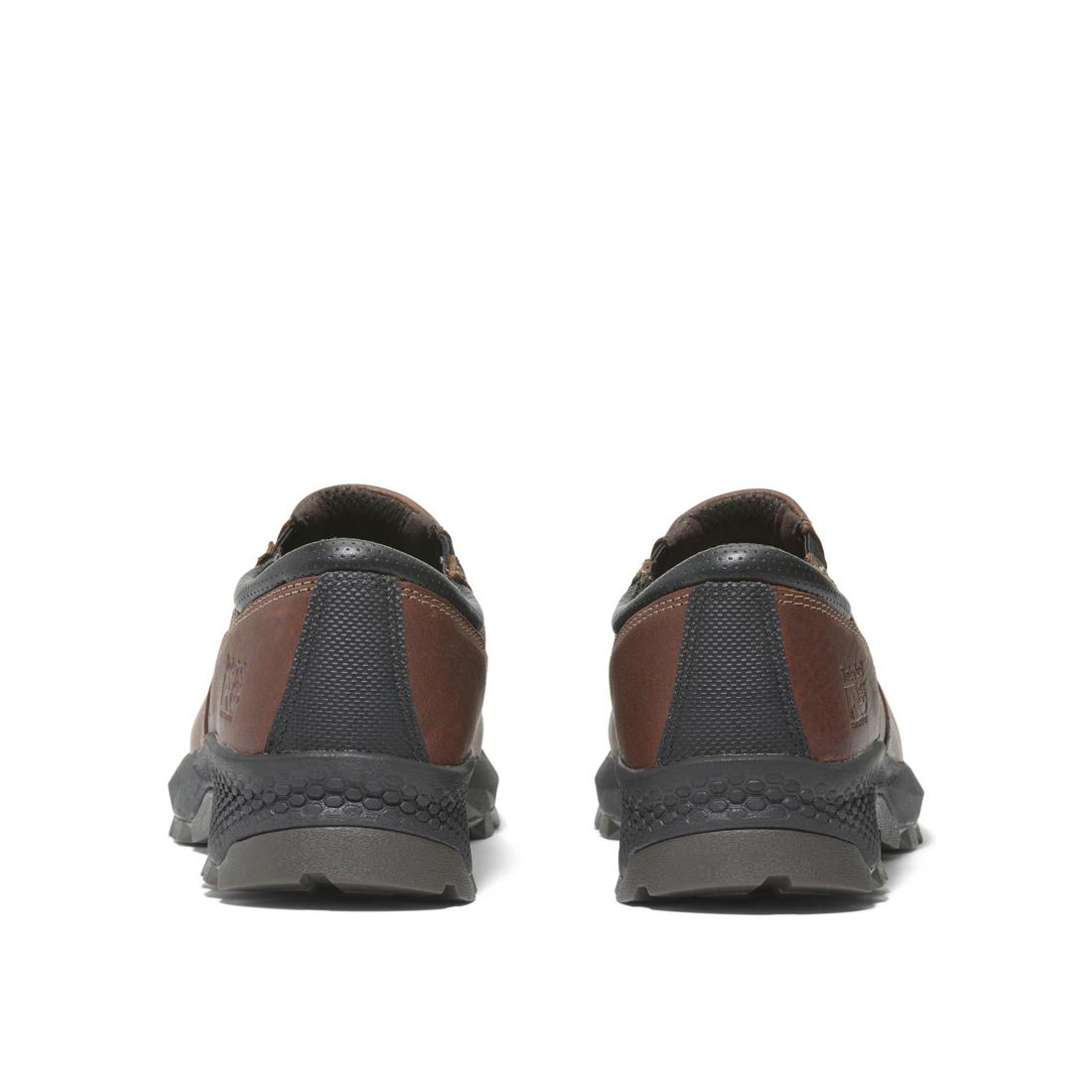 Timberland Pro Titan Ev Composite-Toe Slip-On Work Boot Brown Heel-Back View