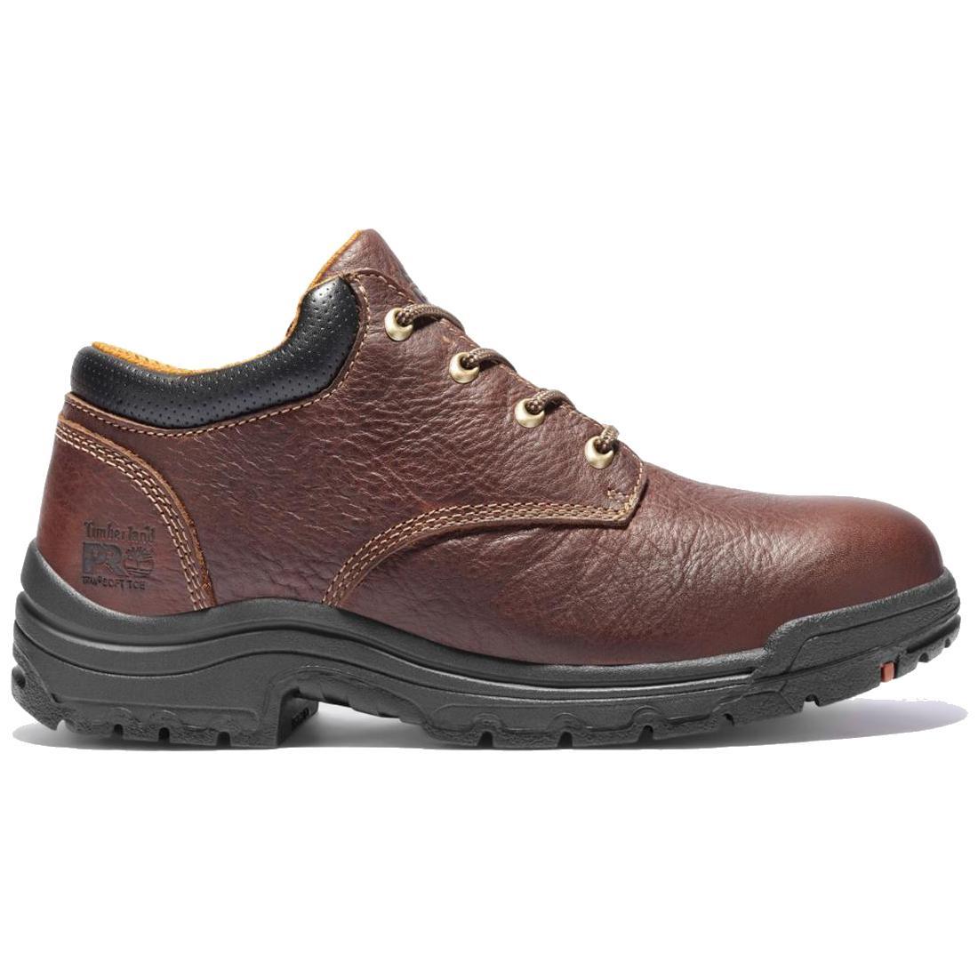 Timberland Pro Titan Soft-Toe Oxford Shoe Brown Profile View